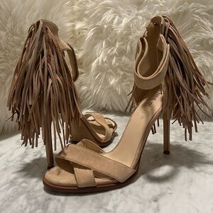 Tan High Heel Sandals